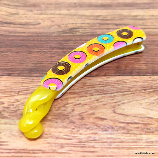 Premium Banana Hair Clip for Girls & Woman (Honey) - ZF-37