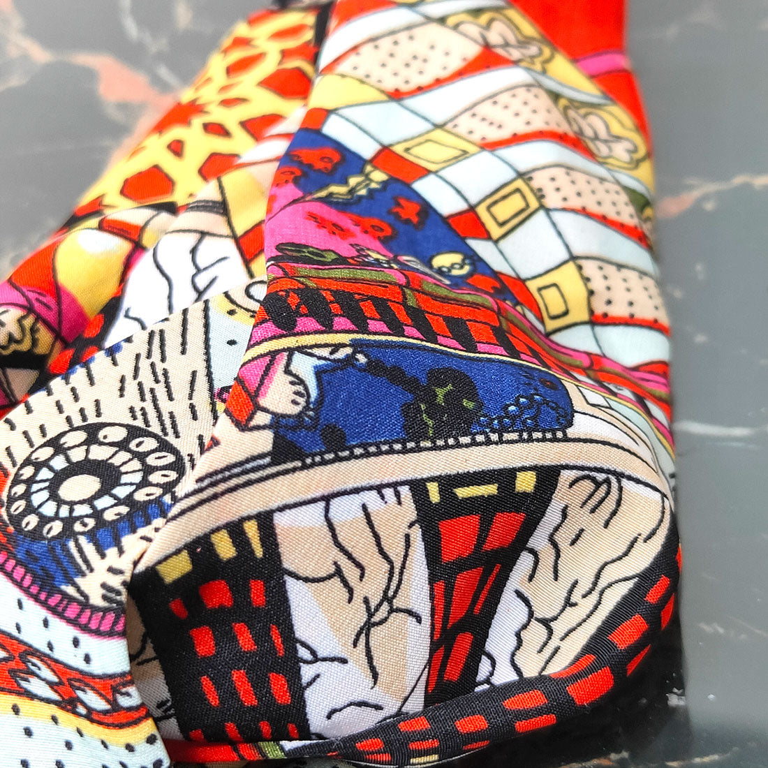 Anokhi Ada Multi-Colour Printed Fabric Soft Headband for Girls and Women (ZK-09)
