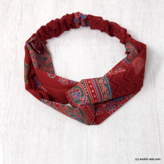 Anokhi Ada Multi-Colour Printed Fabric Headband for Girls and Women (ZK-28)
