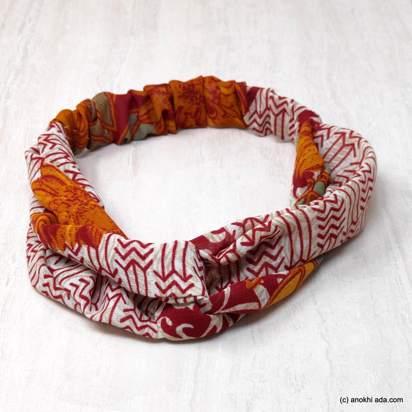 Anokhi Ada Multi-Colour Printed Fabric Headband for Girls and Women (ZK-29)