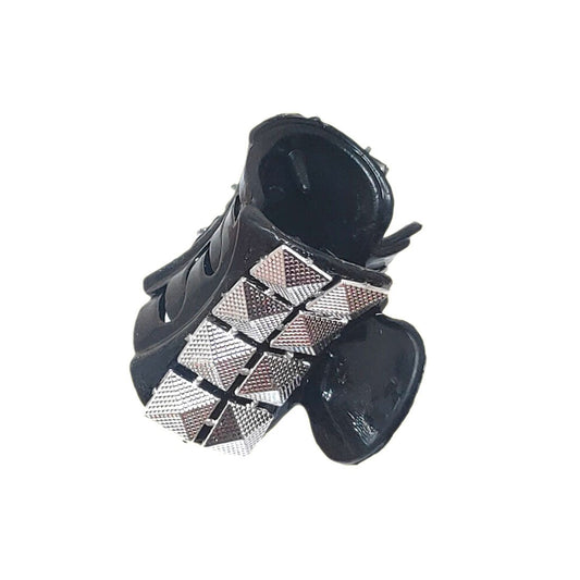 Anokhi Ada Black Designer Handmade Fancy Plastic Hair Clutcher for Girls and Women (ZL-04) - Anokhiada.com